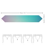 Yanfind Table Runner Gradients Colorful Everyday Dining Wedding Party Holiday Home Decor