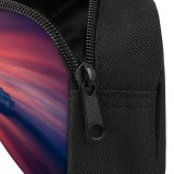 yanfind Pencil Case YHO Grafixart Mont SaintMichel Sunset  Dawn Reflection Normandy France Zipper Pens Pouch Bag for Student Office School