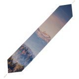 Yanfind Table Runner Jernej Furman Kamnik Alps Mountain Range Forest Mountains Landscape Mist Travel Scenery Everyday Dining Wedding Party Holiday Home Decor