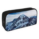 yanfind Pencil Case YHO Oliver Buettner Mount Cook Peak Snow Covered Mountains Zealand Zipper Pens Pouch Bag for Student Office School