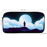 yanfind Pencil Case YHO Shaurya Singh Fantasy Boy Kid Alone Silhouette  Night Clouds Starry Sky Zipper Pens Pouch Bag for Student Office School