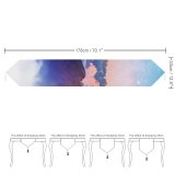 Yanfind Table Runner Jan Kovačík Above Clouds Moon Planet Mountains Sunny Everyday Dining Wedding Party Holiday Home Decor
