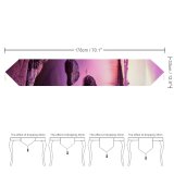 Yanfind Table Runner Visar Neziri Sunset Lake Purple Sky Scenery Everyday Dining Wedding Party Holiday Home Decor