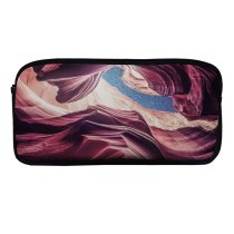 yanfind Pencil Case YHO Grafixart Lower Antelope Canyon Starry Sky Night Arizona USA Zipper Pens Pouch Bag for Student Office School