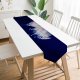 Yanfind Table Runner Vincentiu Solomon Jellyfish Sea Life Aquarium Dark Underwater Glowing Transparent Closeup Everyday Dining Wedding Party Holiday Home Decor