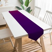 Yanfind Table Runner Gradients Violet Ubuntu Mascot Everyday Dining Wedding Party Holiday Home Decor