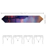 Yanfind Table Runner Zoltan Tasi Beach Planet Earth Silhouette Cloudy Sky Outdoor Dusk Sunrise Reflection Everyday Dining Wedding Party Holiday Home Decor
