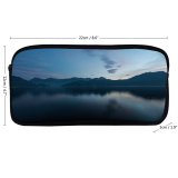 yanfind Pencil Case YHO Olivier Miche Landscape Morning Dawn Tranquility Scenery Mountains River Switzerland Zipper Pens Pouch Bag for Student Office School