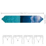 Yanfind Table Runner Olivier Miche Lake Thun Mountains Daytime Sailing Boats Everyday Dining Wedding Party Holiday Home Decor