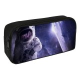yanfind Pencil Case YHO Space Astronaut Plane Astronomy USA NASA Zipper Pens Pouch Bag for Student Office School