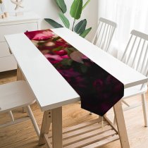 Yanfind Table Runner Valeria Boltneva Flowers Flowers Purple Bokeh Blossom Floral Daytime Everyday Dining Wedding Party Holiday Home Decor