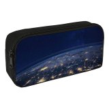 yanfind Pencil Case YHO Space  Starry Sky Night Dark Zipper Pens Pouch Bag for Student Office School