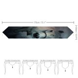 Yanfind Table Runner Black Dark Horse Running Horse Dark Everyday Dining Wedding Party Holiday Home Decor