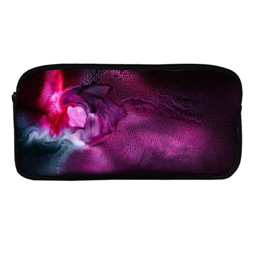 yanfind Pencil Case YHO Robert Kohlhuber Abstract Liquid Art Art Macro Patterns Zipper Pens Pouch Bag for Student Office School