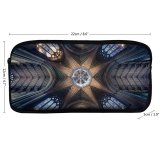 yanfind Pencil Case YHO Otto Berkeley Ely Cathedral Ancient Architecture Cathedral Dome Stained Glass United Zipper Pens Pouch Bag for Student Office School