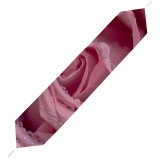 Yanfind Table Runner Flowers Rose Droplets Closeup Bloom Baby Blossom Everyday Dining Wedding Party Holiday Home Decor