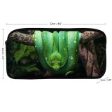 yanfind Pencil Case YHO  Snake Tree Branch Reptile  Snake Forest Closeup Zipper Pens Pouch Bag for Student Office School