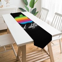 Yanfind Table Runner Manu Rodriguez Technology Dark Colorful Think Different Everyday Dining Wedding Party Holiday Home Decor