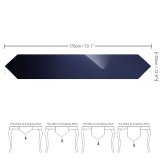Yanfind Table Runner Gradients Grey Dark Abstract Everyday Dining Wedding Party Holiday Home Decor