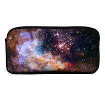 yanfind Pencil Case YHO Space Westerlund Celestial Fireworks  Cluster Constellation Astronomy Galaxy Milky Way Burning Zipper Pens Pouch Bag for Student Office School