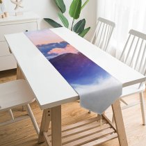 Yanfind Table Runner Jan Kovačík Above Clouds Moon Planet Mountains Sunny Everyday Dining Wedding Party Holiday Home Decor