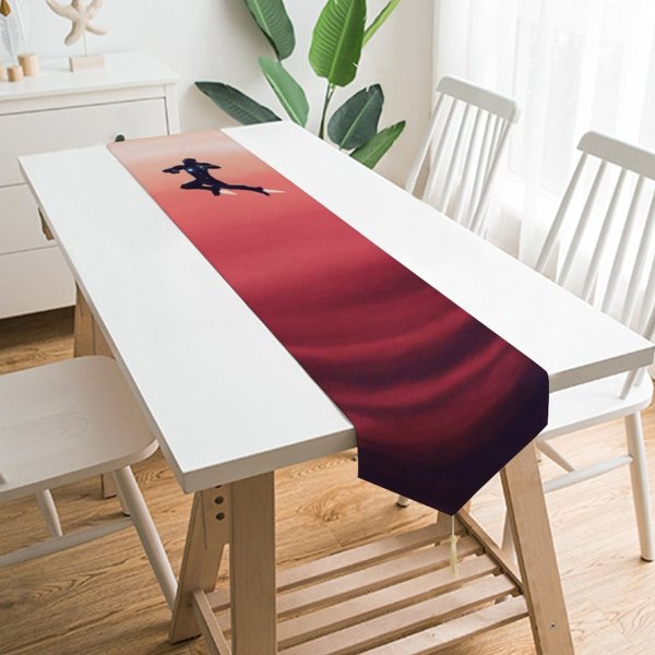 Yanfind Table Runner Graphics CGI Iron Sky Minimal Art Everyday Dining Wedding Party Holiday Home Decor