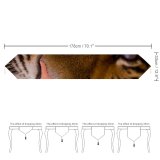 Yanfind Table Runner Skitterphoto Tiger Face Closeup Wild Predator Carnivore Big Cat Portrait Everyday Dining Wedding Party Holiday Home Decor