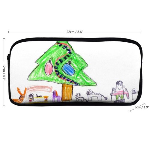 yanfind Pencil Case YHO Winter Kids Xmas Jezus Christmas Maria Art Graphics Art Tree Joseph Childrens Zipper Pens Pouch Bag for Student Office School