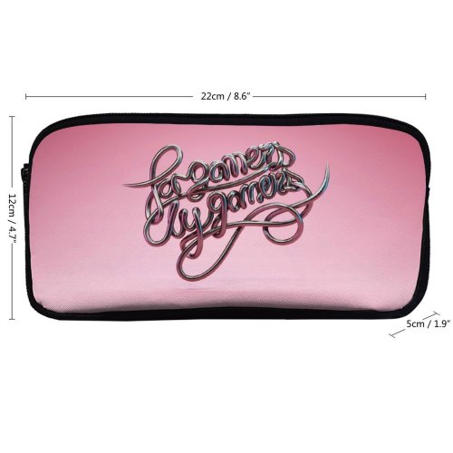 yanfind Pencil Case YHO Quotes For Gamers By Gamers Razer Gamer Quotes Typography Zipper Pens Pouch Bag for Student Office School