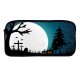 yanfind Pencil Case YHO Celebrations Halloween Halloween Pumpkins  Night Silhouette Zipper Pens Pouch Bag for Student Office School