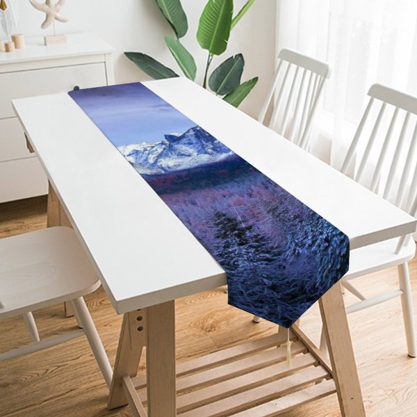 Yanfind Table Runner James Donovan Yosemite Tunnel National Park Valley Landscape Tuolumne Meadows California USA Everyday Dining Wedding Party Holiday Home Decor