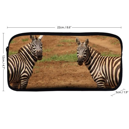 yanfind Pencil Case YHO Images Africa Wildlife Wallpapers Horse Zebra Pictures Earthe Creative Big Uganda Commons Zipper Pens Pouch Bag for Student Office School