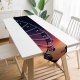 Yanfind Table Runner Black Dark Ferris Wheel Silhouette Sunset Neon Lights Amusement Park Purple Sky Everyday Dining Wedding Party Holiday Home Decor