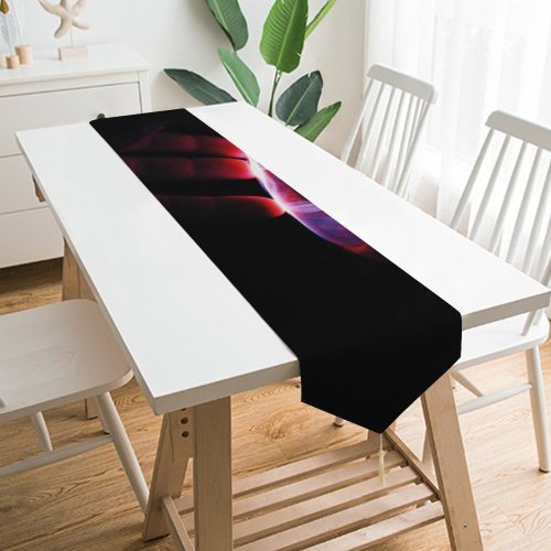 Yanfind Table Runner Technology Wallpapers Fire Flame Globe Tech Tecnology Free Future Hands Magic Wallpapwer Everyday Dining Wedding Party Holiday Home Decor