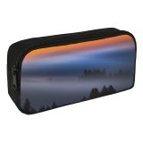yanfind Pencil Case YHO Sunrise Dawn Early Morning Foggy Zipper Pens Pouch Bag for Student Office School