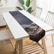 Yanfind Table Runner Images Space Night Alps Landscape Snow Sky Wallpapers Mountain Outdoors Galaxy Free Everyday Dining Wedding Party Holiday Home Decor