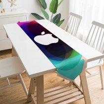 Yanfind Table Runner Technology WWDC Colorful Gradient Everyday Dining Wedding Party Holiday Home Decor