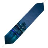Yanfind Table Runner Brooklyn Bridge Manhattan Waterfront York Cityscape Night Life Clear Sky Architecture Everyday Dining Wedding Party Holiday Home Decor