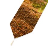 Yanfind Table Runner Skitterphoto Woodland Forest Trees Road Fallen Leaves Greenery Woods Sunshine Pathway Scenery Everyday Dining Wedding Party Holiday Home Decor