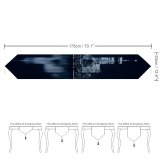 Yanfind Table Runner GoMustang Black Dark York City Night Cityscape City Lights Reflections Dark Everyday Dining Wedding Party Holiday Home Decor