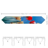 Yanfind Table Runner Markus Grossalber Flowers Tulips Flower Garden Sunlight Spring Sunny Blues Sky Everyday Dining Wedding Party Holiday Home Decor