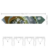Yanfind Table Runner Spiral Staircase Chandelier Wooden Stairs Everyday Dining Wedding Party Holiday Home Decor