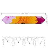 Yanfind Table Runner Skitterphoto Flowers Gerbera Daisy Flower Closeup Macro Blurred Selective Focus Vibrant Colorful Everyday Dining Wedding Party Holiday Home Decor