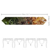 Yanfind Table Runner Anja Flowers Dandelion Macro Dew Drops Colorful Bokeh Everyday Dining Wedding Party Holiday Home Decor