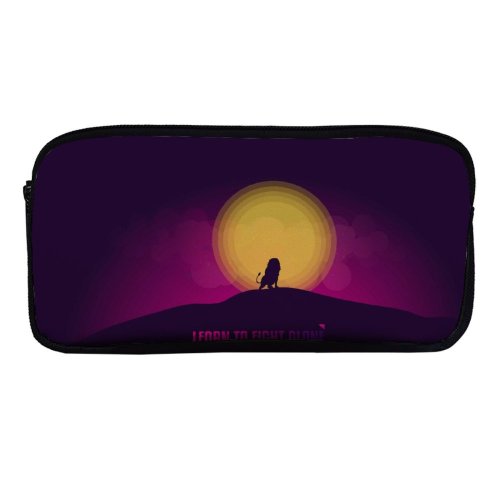 yanfind Pencil Case YHO Quotes Learn Fight Alone Popular Quotes Inspirational Quotes Inspiring Motivational Zipper Pens Pouch Bag for Student Office School