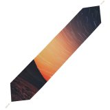 Yanfind Table Runner Grafixart Sunset Star Trail Dawn Landscape Dusk Golden Hour Everyday Dining Wedding Party Holiday Home Decor