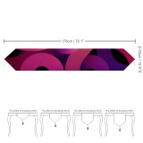 Yanfind Table Runner Abstract Air Dark Everyday Dining Wedding Party Holiday Home Decor