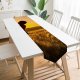 Yanfind Table Runner Andrés Nieto Porras Love Couple Silhouette Sunset Romantic Together Evening Clear Sky Everyday Dining Wedding Party Holiday Home Decor