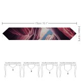 Yanfind Table Runner Grafixart Lower Antelope Canyon Starry Sky Night Arizona USA Everyday Dining Wedding Party Holiday Home Decor