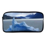 yanfind Pencil Case YHO Winter Glaciar Natural  Polar Argentina   Iceberg Glacial Lake Zipper Pens Pouch Bag for Student Office School